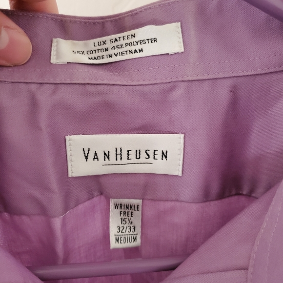 Van Heusen Lux sateen wrinkle free shirt - Picture 3 of 3